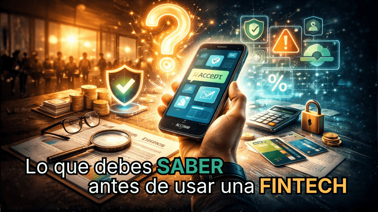 Antes de tocar "Aceptar": Lo que debes saber antes de usar una Fintech